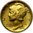 USA One Dime Mercury Commemorative 2016 W KM# 641 LIBERTY IN∙GOD WE∙TRUST W 2016 coin obverse
