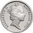 Australia One Dollar (Aboriginal Kangaroo Design) KM# 100a ELIZABETH II AUSTRALIA 1990 RDM coin obverse