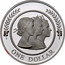 Australia One Dollar Majestic Images 1999 KM# 476 ONE DOLLAR coin reverse