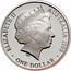 Australia One Dollar Masterpieces in Silver. 1940 Shilling 1999 KM# 485 ELIZABETH II AUSTRALIA 1999 ONE DOLLAR IRB coin obverse