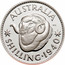 Australia One Dollar Masterpieces in Silver. 1940 Shilling 1999 KM# 485 AUSTRALIA SHILLING 1940 K C coin reverse