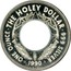 Australia One Dollar The Holey Dollar 1990 KM# 154 ONE OUNCE THE HOLEY DOLLAR 999 SILVER 1990 coin reverse