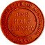 Australia One Half Penny George VI 1939 KM# 35 COMMONWEALTH OF AUSTRALIA ONE HALF PENNY ∙ *YEAR* ∙ coin reverse