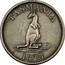 Australia One Shilling 1823 KM# Tn154 Private Token issues TASMANIA 1823 coin obverse