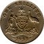 Australia One Shilling George V 1933 KM# 26 ONE SHILLING ADVANCE AUSTRALIA 1934 coin reverse