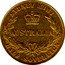 Australia One Sovereign Victoria 1856 KM# 2 SYDNEY MINT AUSTRALIA ONE SOVEREIGN coin reverse