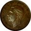 Australia Penny Kangaroo 1942 (b) I KM# 36 GEORGIVS VI D G BR OMN REX F D IND IMP coin obverse