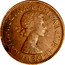 Australia Penny Kangaroo 1953 KM# 50 ELIZABETH II DEI GRATIA REGINA coin obverse