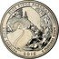 USA Quarter Dollar Blue Ridge Parkway - North Carolina 2015 P KM# 599 UNITED STATES OF AMERICA IN GOD WE TRUST LIBERTY QUARTER DOLLAR D coin obverse
