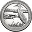 USA Quarter Dollar Bombay Hook National Wildlife Refuge 2015 S Proof KM# 600a BOMBAY HOOK DELAWARE 2015 E PLURIBUS UNUM coin reverse