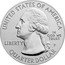 USA Quarter dollar Saratoga National Historical Park 2015 P Vapor blast finish KM# 634 UNITED STATES OF AMERICA IN GOD WE TRUST LIBERTY QUARTER DOLLAR coin obverse