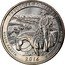 USA Quarter Dollar Theodore Roosevelt National Park 2016 P KM# 638 UNITED STATES OF AMERICA LIBERTY IN GOD WE TRUST P QUARTER DOLLAR coin obverse