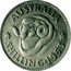 Australia Shilling Elizabeth II 1953 KM# 53 ELIZABETH II DEI GRATIA REGINA coin obverse