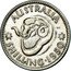 Australia Shilling George VI 1950 KM# 46 AUSTRALIA SHILLING 1950 coin reverse