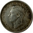 Australia Sixpence Coat of Arms 1938 KM# 38 GEORGIVS VI D:G:BR:OMN:REX F:D:IND:IMP. HP coin obverse