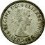 Australia Sixpence Coat of Arms 1960 (m) KM# 58 ELIZABETH II DEI GRATIA REGINA F D coin obverse