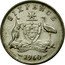 Australia Sixpence Coat of Arms 1960 (m) KM# 58 SIXPENCE ADVANCE AUSTRALIA 1956 coin reverse