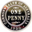 Australia Ten Cents Masterpieces in Silver 1999 KM# 482 COMMONWEALTH OF AUSTRALIA ONE PENNY 1930 coin reverse