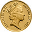 Australia Two Hundred Dollars (Pride of Australia - Frilled-Neck Lizard) KM# 116 ELIZABETH II AUSTRALIA 1989 RDM coin obverse