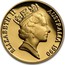 Australia Two Hundred Dollars Pride of Australia - Platypus 1990 KM# 135 ELIZABETH II AUSTRALIA 1990 RDM coin obverse