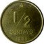Argentina 1/2 Centavo Rufous Hornero Bird 1985 KM# 95 ₳ 1/2 CENTAVO 1985 coin reverse