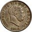 UK 1/2 Crown (George III 2nd Portrait Pattern) GEORGIUS III DEI GRATIA 1818 coin obverse