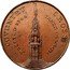 UK 1/2 Penny Warwickshire Coventry Cross 1797  COVENTRY CROSS ERECTED 1544 TAKEN DOWN 1771 coin obverse