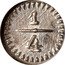 Argentina 1/4 Real Radiant Sunface Cordoba ND KM# 33.1 1/4 coin obverse