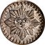 Argentina 1/4 Real Radiant Sunface Cordoba ND KM# 33.1 coin reverse