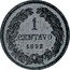 Argentina 1 Centavo Flagged Arms Pattern 1892 KM# Pn34 1 CENTAVO 1892 coin reverse