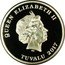 Tuvalu One Dollar Anniversary Spitfire 2017 Proof QUEEN ELIZABETH II IRB TUVALU 2017 coin obverse