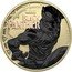 Tuvalu 1 Dollar Black Panther 2018 ©MARVEL MARVEL BLACK PANTHER coin reverse