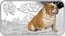 Tuvalu 1 Dollar British bulldog 2018 P Proof P JM 1 OZ 9999 SILVER 狗 coin reverse