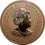Australia 1 Dollar Budgerigars 2022  BU in PNC ELIZABETH II AUSTRALIA 2022 1 DOLLAR JC coin obverse