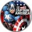 Tuvalu 1 Dollar (Captain America Coloured) CAPTAIN AMERICA MARVEL coin reverse