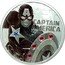 Tuvalu 1 Dollar Captain America Crystals 2019 ©MARVEL CAPTAIN AMERICA MARVEL coin reverse