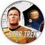 Tuvalu 1 Dollar Captain Kirk 2019 P Proof TM & © 2019 CBS. ARR. P STAR TREK TM coin reverse
