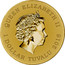 Tuvalu 1 Dollar Chinese Dragon New Year 2016 P QUEEN ELIZABETH II IRB 1 DOLLAR TUVALU 2016 coin obverse