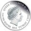 Tuvalu 1 Dollar (Frilled Neck Lizard) QUEEN ELIZABETH II IRB 1OZ 999 SILVER 2013 TUVALU 1 DOLLAR coin obverse