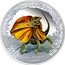 Tuvalu 1 Dollar (Frilled Neck Lizard) FRILLED NECK LIZARD coin reverse