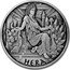Tuvalu 1 Dollar Goddess Hera 2022 P HERA coin reverse