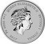 Tuvalu 1 Dollar (Happy Diwali) KM# 400 QUEEN ELIZABETH II IRB 1 OZ 9999 AG 2017 TUVALU 1 DOLLAR coin obverse