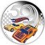 Tuvalu 1 Dollar Hot Wheels Anniversary 2018 P Proof KM# 393 HOT WHEELS TM 50 EST 1968 © 2018 MATTEL P coin reverse