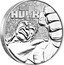 Tuvalu 1 Dollar Hulk 2019  BU ©MARVEL HULK MARVEL coin reverse