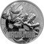 Tuvalu 1 Dollar Iron Man 2018 BU KM# 398 ©MARVEL MARVEL IRON MAN coin reverse