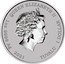 Tuvalu 1 Dollar John Wayne 2021 P QUEEN ELIZABETH II IRB 1 OZ 9999 AG 2021 TUVALU 1 DOLLAR coin obverse