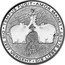 Tuvalu 1 Dollar (Kissing Ottifants) TEMPUS FUGIT AMOR MANET DIE ZEIT VERGEHT DIE LIEBE BLEIBT coin reverse