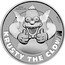 Tuvalu 1 Dollar (Krusty the Clown) MATT GROENING ©20CF P KRUSTY THE CLOWN coin reverse