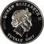 Tuvalu One Dollar Plane P51 Mustang 2017  Prooflike QUEEN ELIZABETH II IRB TUVALU 2017 coin obverse