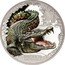 Tuvalu 1 Dollar (Saltwater Crocodile) SALTWATER CROCODILE coin reverse